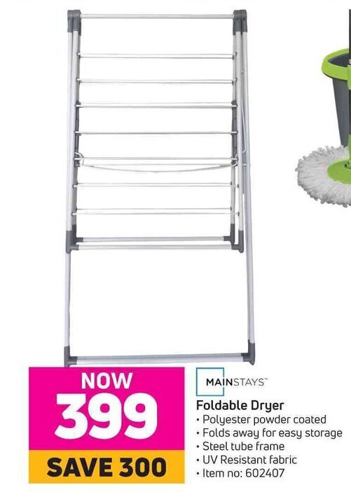 MAINSTAYS™ Foldable Dryer offer at Game
