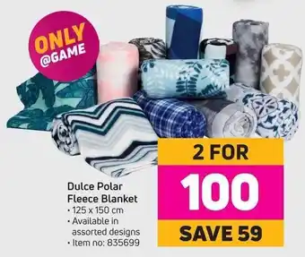 Game Dulce Polar Fleece Blanket offer