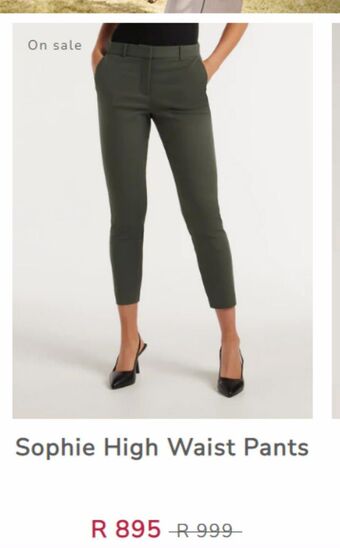 Forever New Sophie high waist pants offer