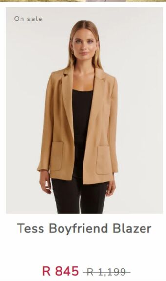 Forever New Tess boyfriend blazer offer