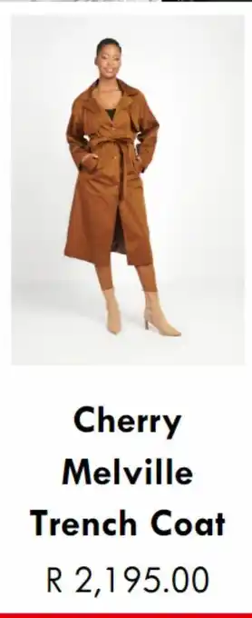 The Space Cherry melville trench coat offer