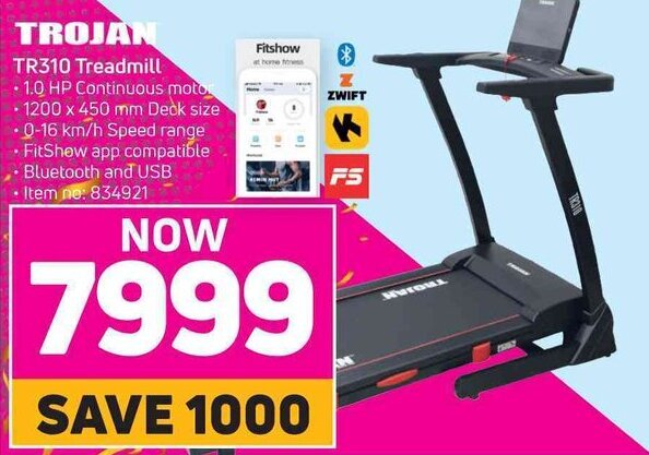 TROJAN TR310 Treadmill offer at Game