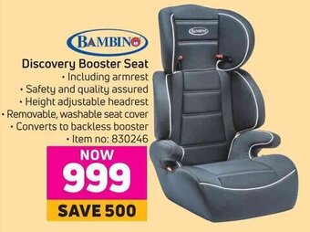 BAMBINO Discovery Booster Seat