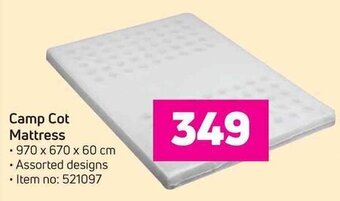 Game Camp Cot Mattress offer