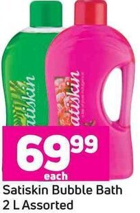 Game Satiskin Bubble Bath 2 L Assorted offer