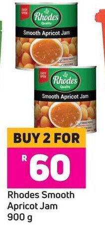 Game Rhodes Smooth Apricot Jam 900 g offer