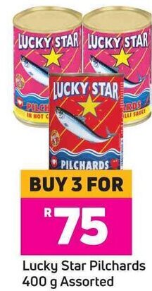 Game Lucky Star Pilchards 400 g Assorted offer