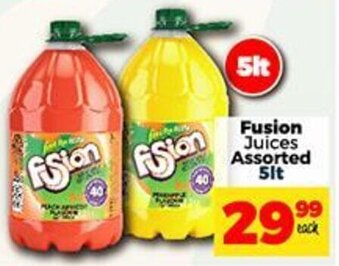 Fusion Juices Assorted 5lt