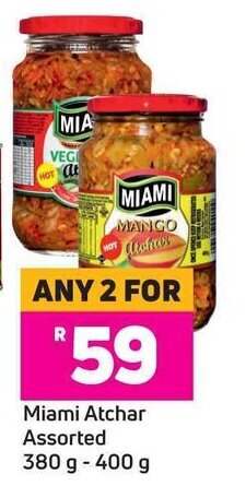 Game Miami Atchar Assorted 380 g - 400 g offer