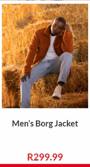 Choice Clothing Men's borg jacket offer