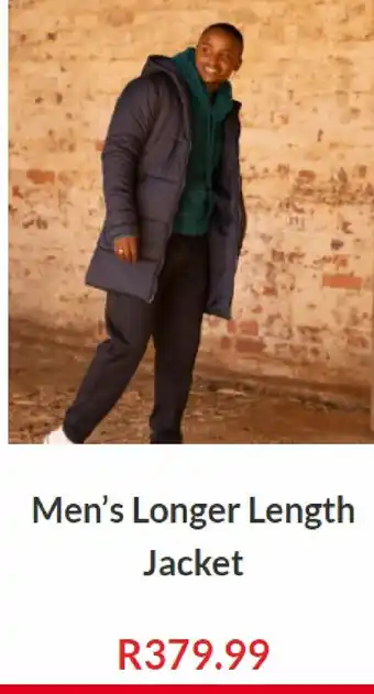 Choice Clothing Men's longer lenght jacket offer
