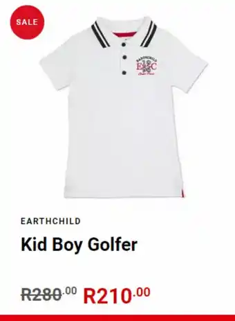 Earthchild Kid boy golfer offer