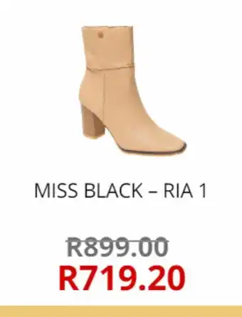 Kingsmead Shoes Miss black ria 1 offer