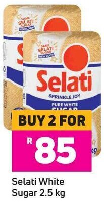 Game Selati White Sugar 2.5 kg offer