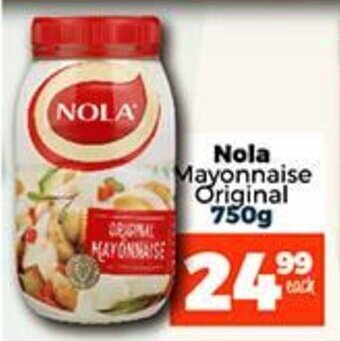 Take 'n Pay Nola Mayonnaise Original 750g offer