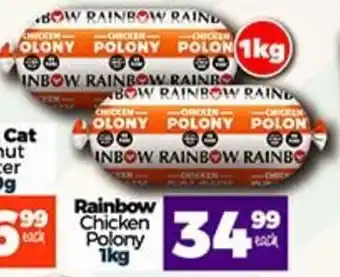 Take 'n Pay Rainbow Chicken Polony 1kg offer