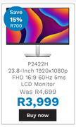 Dell 23.8-inch lcd monitor p2422h