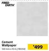 Builders Warehouse Fired earth cement wallpaper 530mm x 10m offer