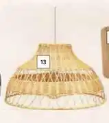 Builders Warehouse Dh round rattan pendant light natural offer