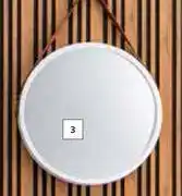 Builders Warehouse Dh round mirror white 500mm x 500mm offer