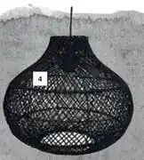 Builders Warehouse Dh rattan belly pendant light offer