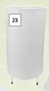 Builders Warehouse Dh 180mm cylinder lamp shade white offer