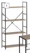 Builders Warehouse Home & kitchen nevis 4 tier shelf-1.12m x 586mm x 235mm offer