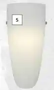 Builders Warehouse Eglo nemo opal glass wall light e27 offer