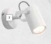 Bright star 1 light spotlight white