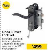 Builders Warehouse Yale onda 3 lever lock set offer