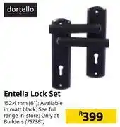 Builders Warehouse Dortello entella lock set offer