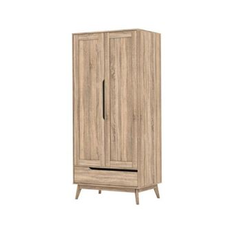 Decofurn Fin deluxe 2 door 1 drawer robe offer