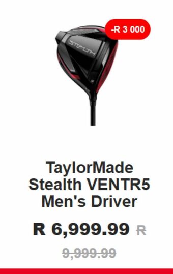 The Pro Shop Taylormade stealth ventr5 men's driver offer