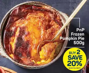 Pick n Pay PnP Frozen Pumpkin Pie 500g offer