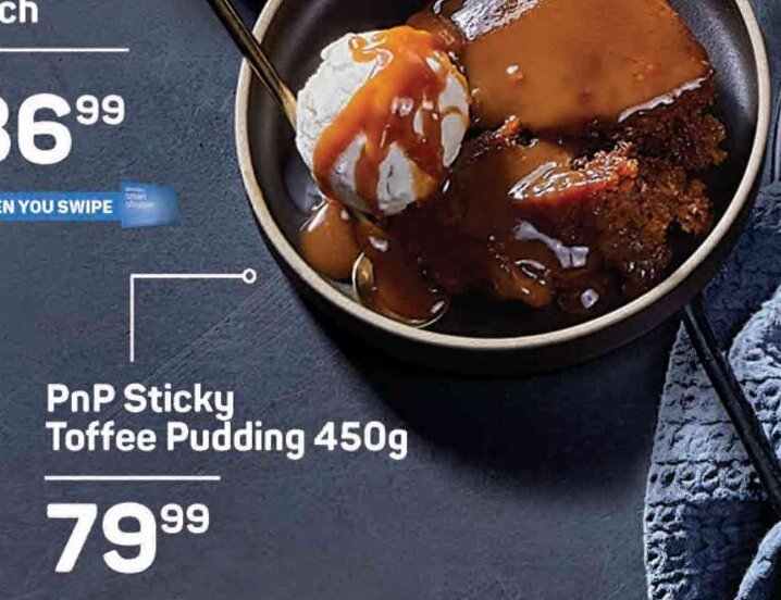 PnP Sticky Toffee Pudding 450g offer at Pick n Pay