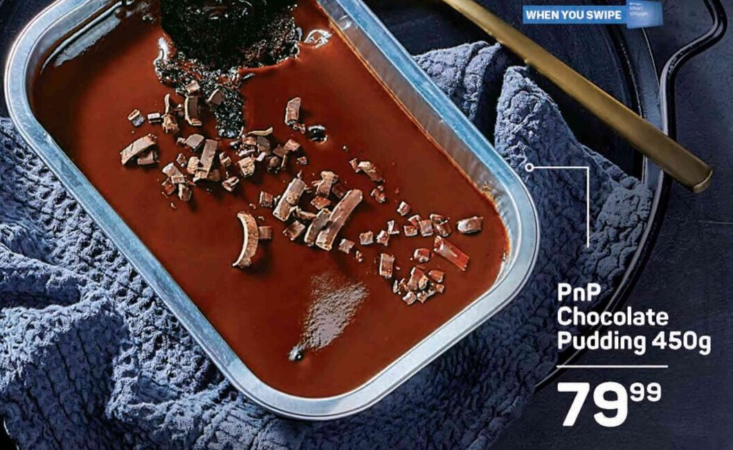 PnP Chocolate Pudding 450g offer at Pick n Pay