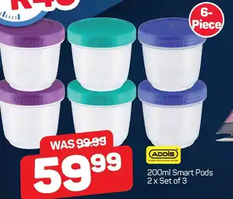 Pick n Pay Addis 200ml Smart Pods 2xSet of 3 offer