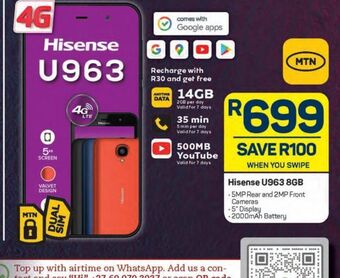 Pick n Pay Hisense u963 8gb offer
