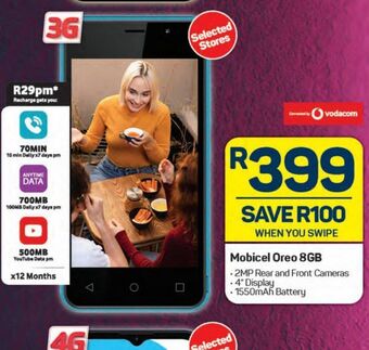 Pick n Pay Mobicel oreo 8gb offer