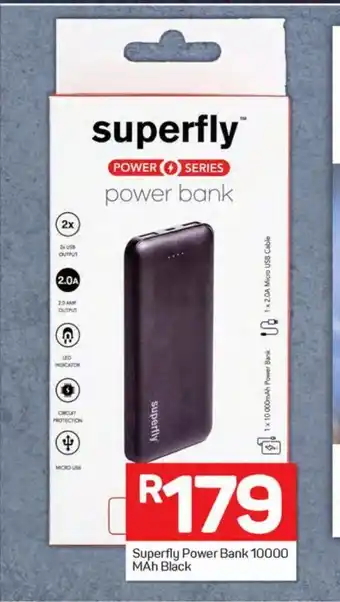 Pick n Pay Superfly powerbank 10000 mah black offer