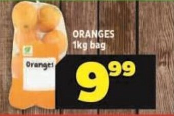 Usave ORANGES 1kg bag offer