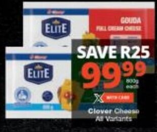 Checkers Clover Chees At Variants offer
