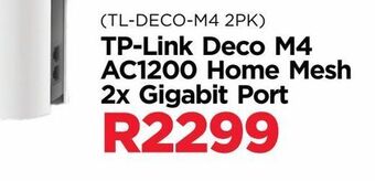 Matrix Warehouse Tp-link deco m4 ac1200 home mesh 2x gigabit port offer