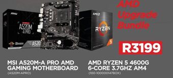 Msi a520m-a pro amd gaming motherboard