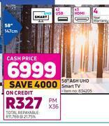 Game Hisense 58 a6h uhd smart tv offer