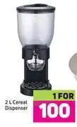 Game 2l cereal dispenser offer