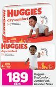 Game Huggies dry comfort jumbo pack (assorted sizes)-each offer