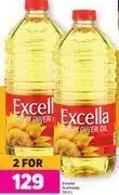 Game Excella sunflower oil-for 2 x 2ltr offer