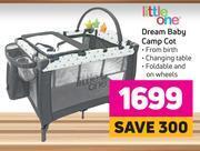 Game Little one dream baby camp cot offer