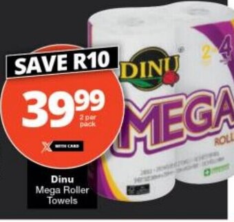 Checkers Dinu Mega Roller Towels offer
